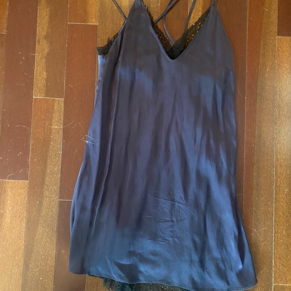 REVOLVE slip with black lace underneath 2